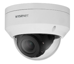 Hanwha ANV-L7082R A-Series 4MP WDR IR Dome IP Camera, 3.3-10.3mm Motorized Varifocal Lens, White