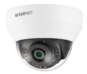 Hanwha QND-7012R Q Series 4MP IR IP Dome Camera, 2.8mm Fixed Lens, White