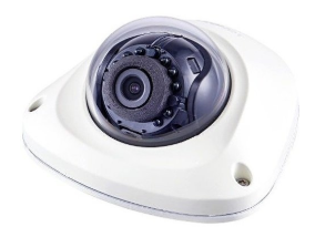 Hanwha ANV-L6023R Series 2MP Vandal Flateye Dome IP Camera, 3.6mm Fixed Lens, White