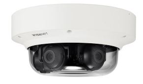 Hanwha PNM-8082VT P-Series 2MP 3-Channel Multi-Directional Camera, 3-6mm Varifocal Lenses, White