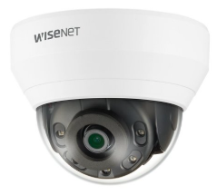 Hanwha QNV-7012R Series 4MP IR Vandal IP Dome Camera, 2.8mm Lens, White