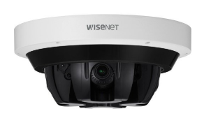 Hanwha PNM-9085RQZ1 20MP (5MP x 4) Multi-Sensor Multi-Directional PTRZ Camera, 4.13-9.4mm Motoriz...