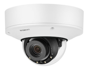 Hanwha XNV-9082R X-Series 8MP Outdoor IR Vandal Dome Camera, 2.8-8.4mm Varifocal Lens, White