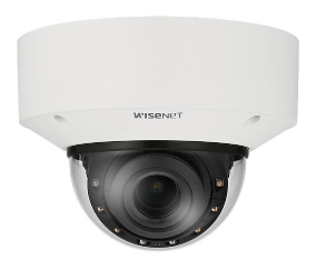 Hanwha XNV-C9083R Series Peripheral 4K Outdoor IR Vandal Dome IP Camera, 4.4 9.3mm Lens, White