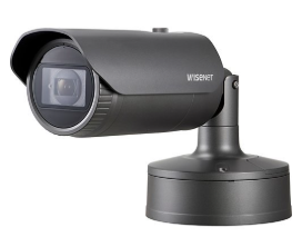 Hanwha XNO-6080R X-Series 2MP IR Bullet Camera, 2.8-12mm Varifocal Lens, Gray