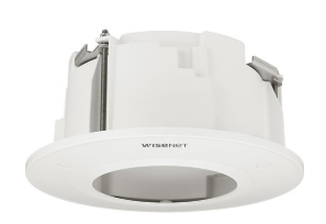 Hanwha SHD-1600FPW In-Ceiling Plenum Flush Mount for Select XNF, XND, XNV and PNV Series Cameras,...