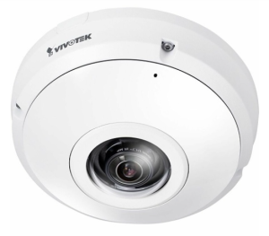 VIVOTEK FE9191-H-V2 12MP 360° WDR Pro Fisheye IP Camera, 1.22mm Lens, H.265, IK10