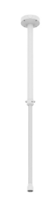 Hanwha SBP-300CMTW Telescopic Ceiling Mount with Female 1.5" Pipe Thread, White