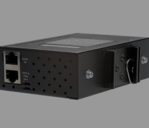 AXIS T8144 1-Port Industrial Midspan, Dual DC Inputs, 60W PoE, Black