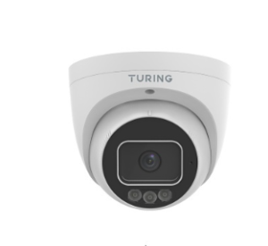 Turing Video TP-MEAD8MA28 SMART Series 8MP Tri-Light Turret Network Camera with Cloud VMS Basic L...