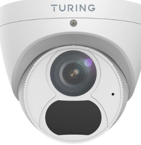 Turing Video TP-MED8M28 SMART Series 8MP IR Turret IP Camera, 2.8mm Lens, White