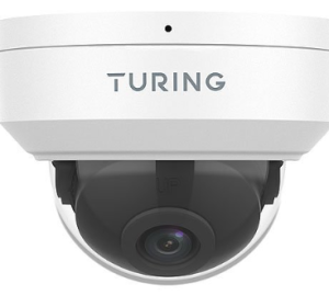 Turing Video TP-MFD8M28 SMART Series TwilightVision 8MP IR Dome IP Camera, 2.8mm Lens, White
