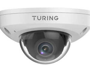 Turing Video TP-MFM4M28 SMART Series TwilightVision 4MP IR Mini Dome IP Camera, 2.8mm Lens, White