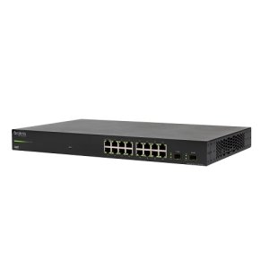 Araknis Networks AN-220-SW-F-16-POE 220 Series Managed Layer 2 Gigabit Switch with Partial PoE+, ...