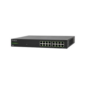 Araknis Networks AN-110-SW-F-16 110 Series Unmanaged+ Gigabit Switch, 16-Ports, Front Facing Port...