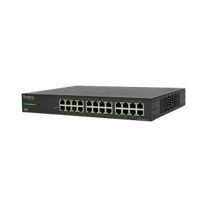 Araknis Networks AN-110-SW-F-24 110 Series Unmanaged+ Gigabit Switch, 24-Ports, Front Facing Port...
