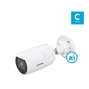 VIVOTEK IB9383-HV C-Series 5MP IP Bullet Camera, 2.8mm Fixed Lens, 30m IR, IP66/IK10, White