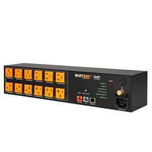 WattBox WB-820-IPVM-12 820 Series 20A IP Power Conditioner, 12-Individually Controlled and Metere...