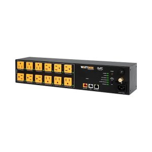 WattBox WB-800-IPVM-12 800 Series IP Power Conditioner, 12-Individually Controlled and Metered Ou...