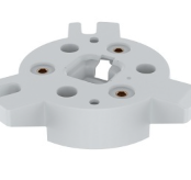 AXIS TQ6903-E Outdoor-Ready Adapter, Combining AXIS Q6010-E with AXIS Q60 Series