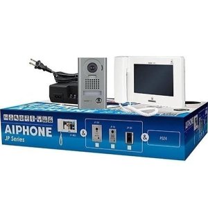Aiphone JPS-4AEDV JP Series 7" Touchscreen Surface Video Intercom Set, 3-Piece, Includes JP-DV, J...