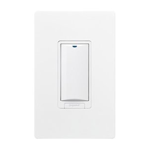 Legrand Wattstopper LVSW-101-W Low Voltage Wall Switch, 1-Button w/LED, White