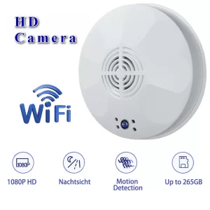 Mini Wifi Camera HD 1080P Night Vision Motion Detection/Smoke Detector
