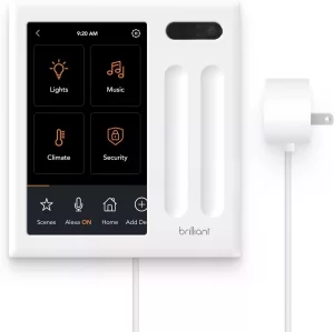 Brilliant 2-Switch Control Smart Home Panel - BHA120US-WH2