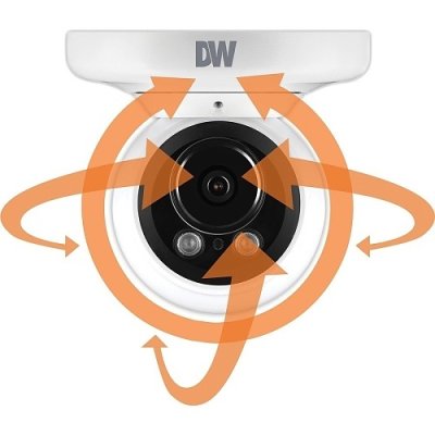 Digital Watchdog DWC-MVA2WI28T MEGApix 2.1MP IR Vandal Ball IP Camera with IVA, 2.8mm Fixed Lens,...