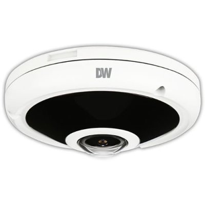 Digital Watchdog DWC-PVF5DI1TW MEGApix IVA 5MP IR Fisheye IP Camera, 1.55mm Fisheye Lens, White