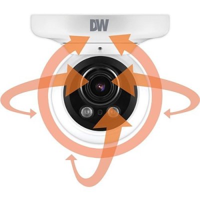 Digital Watchdog DWC-MPVA5WiAT MEGApix IVA+ 5MP IR Vandal Ball IP Camera, 2.7-13.5mm Varifocal Le...