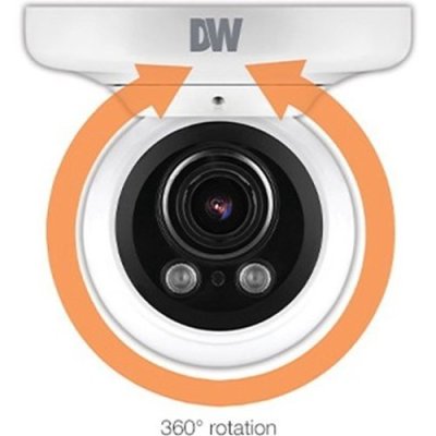 Digital Watchdog DWC-MPVA5WiAT MEGApix IVA+ 5MP IR Vandal Ball IP Camera, 2.7-13.5mm Varifocal Le...