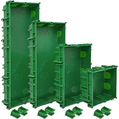 Comelit 3110/2A Flush Mount Box for Entrance Panels, 2-Module