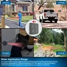 400 Meters Solar Wireless Driveway Alarm Outdoor Weather Resistant