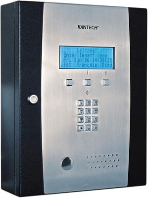 KANTECH Access Control System: 11 1/2 in Ht, 3 15/16 in Dp, 14 3/4 in Wd, Black/Silver, Black/Gra...