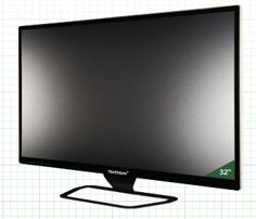 LED MONITOR, 32", BNC, VGA 2XHDMI, 16:9, REMOTE
