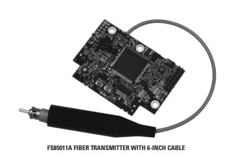 FS85011A Fiber Transmitter SINGLE-CHANNEL DIGITALLY ENCODED VIDEO WITH BIDIRECTIONAL DATA