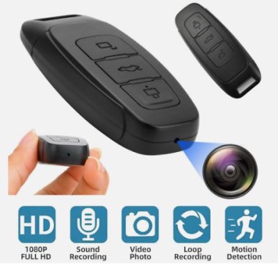 Mini Car Key Keychain Camera DVR Motion Detection Video Recorder Portable