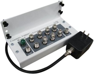 CHANNEL VISION C-0329 2 in/8 Out Amplified Splitter/Combiner