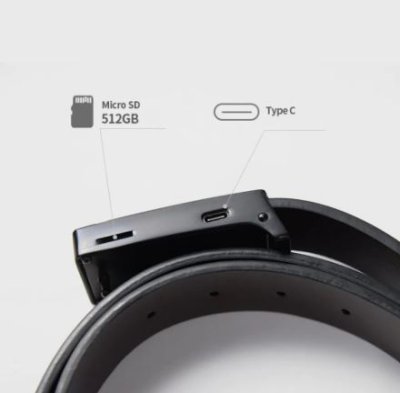 Camcorder Spy Full HD WiFi Leather Belt 32GB