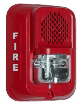 System Sensor P2RL-LF L-Series Indoor Selectable Output Low Frequency Sounder Strobe, 2-Wire, Wal...