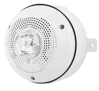 System Sensor SPSCWHK-P SpectrAlert Speaker Strobe, Ceiling Mount, High CD, no Marking, White (In...