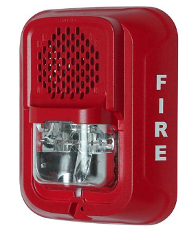 System Sensor P2RL-LF L-Series Indoor Selectable Output Low Frequency Sounder Strobe, 2-Wire, Wal...