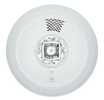 System Sensor CHSCWL L-Series Selectable Output Chime Strobe, Ceiling Mount, White
