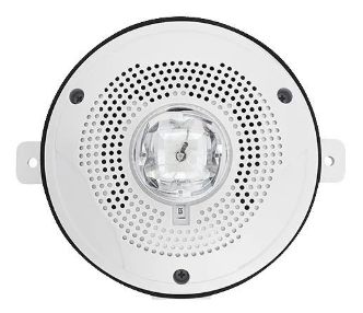 System Sensor SPSCWHK-P SpectrAlert Speaker Strobe, Ceiling Mount, High CD, no Marking, White (In...
