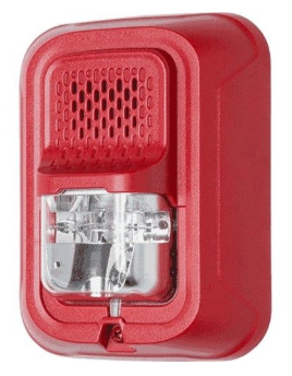 System Sensor CHSRL L-Series Selectable Output Chime Strobe, Wall Mount, Red