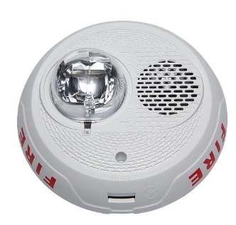 System Sensor PC2WL-LF L-Series Indoor Selectable Output Low Frequency Sounder Strobe, 2-Wire, Ce...