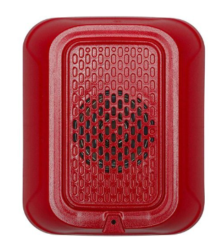 System Sensor HRL-LF L-Series Indoor 2-Wire Selectable Output Low Frequency Sounder, Wall Mount, ...