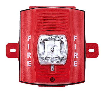 System Sensor P2RK SpectrAlert Advance Outdoor Selectable Output Horn Strobe with Back Box,"FIRE"...