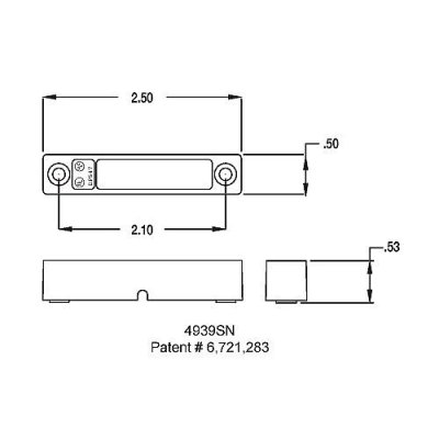 Resideo 4959SN V-Plex Addressable Overhead Door Contact